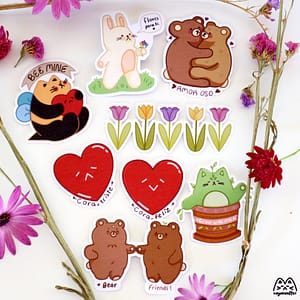 STICKER PACK GATO ABEJA