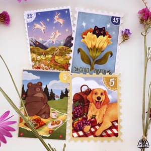 STICKER PACK POSTALES